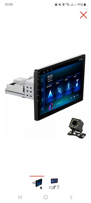 Автомпгнитола Reako Universal 2Gb+32Gb+камера заднего вида