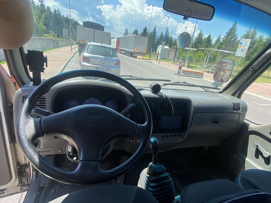 Autoplatforma Kia K2700 Probleme Motor Com Echipata Troliu Girofar