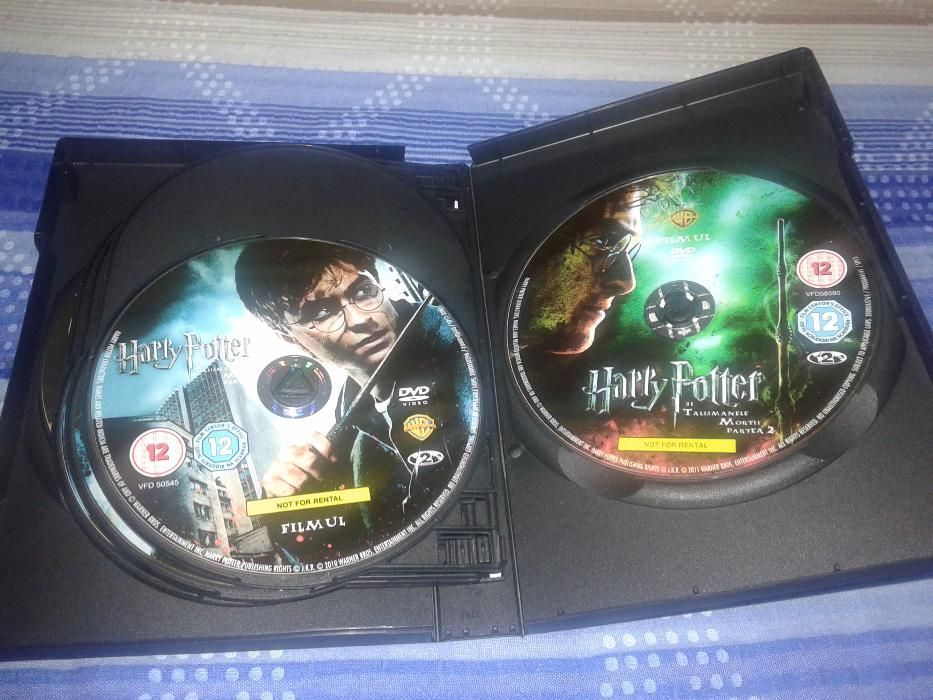 Harry Potter Anul 1 - 7 partea 1 si 2 - 8 DVD