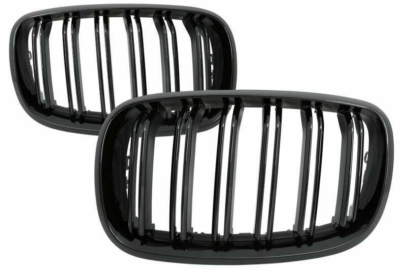 Grile BMW X5 E70 X6 E71 (2007-2014) Negru Lucios M import Germania