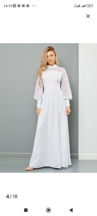 Продам вечернее, свадебное платье. Размер 52-54, рост 170-175