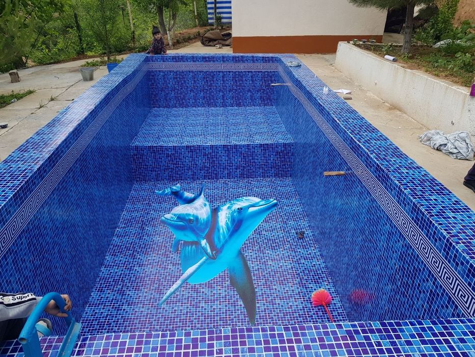 Банер установка басен ,сетка установка