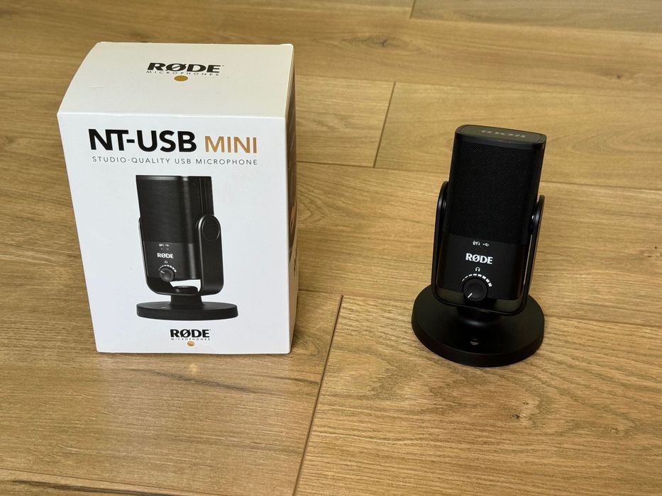 Rode NT-USB Mini Microfon Studio. USB-C, Stand Magnetic. Ca Nou.