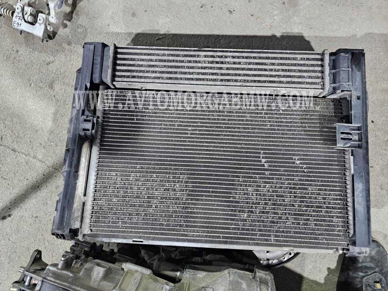 радиатор кулер комплект Е90 Е91 Бмв Bmw E90 E91 е92 е93 318д 143