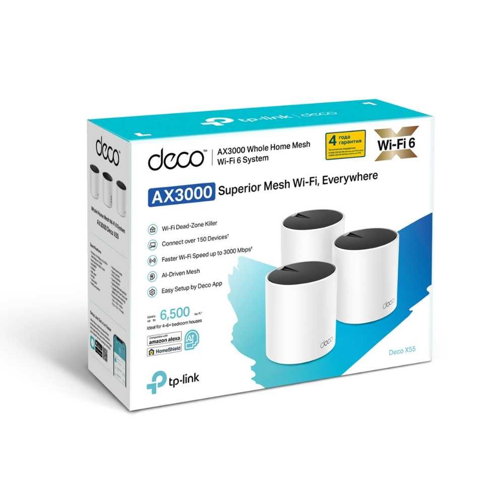 Mesh-система Wi-Fi TP-Link Deco X55/AX3000 (1pack)