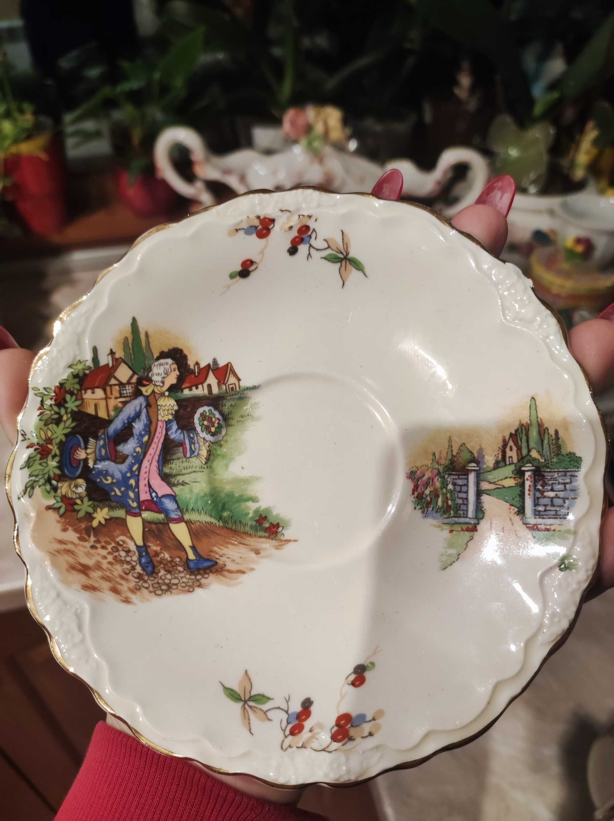 Петорен порцеланов сет Crown Ducal Ware England