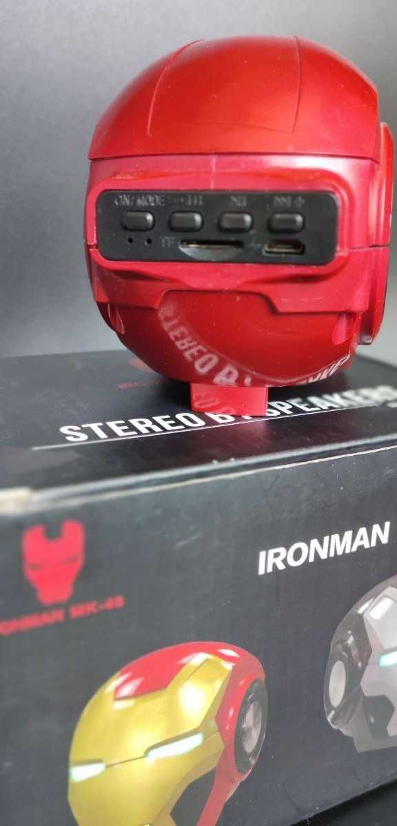 Портативная Bluetooth колонка Iron Man. Portativ Bluetooth dinamik