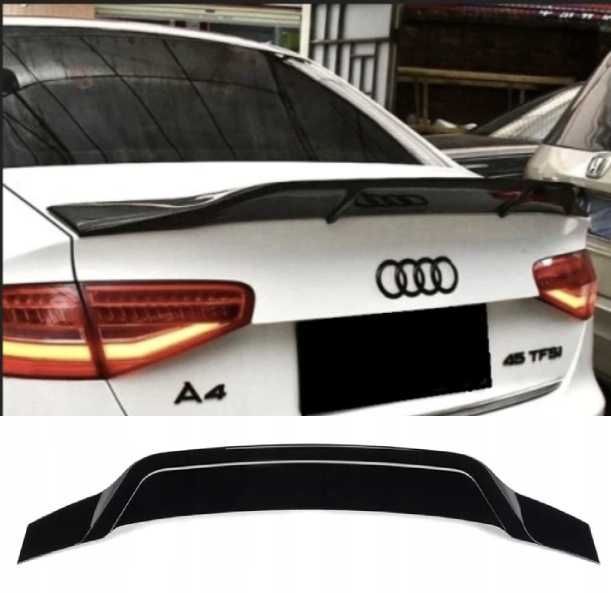Лип Спойлер за багажник – Audi A4 B8 Sedan (2008–2015), черен гланц