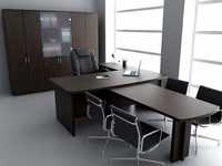 Кабинет руководителя, стол руководителя, офисная мебель