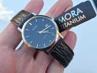 Ceas Mora Swiss 7Jewels Titan / Titanium