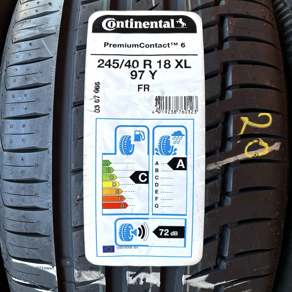 4 anvelope noi de vara  245/40/18 Continental