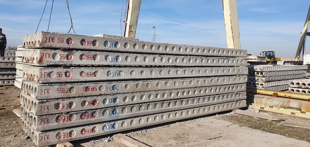 Плита перекрытия Арматуралик ( Россия технологияси қолипли)