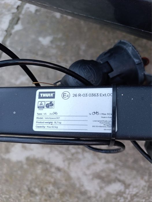 Suport Thule 2 biciclete