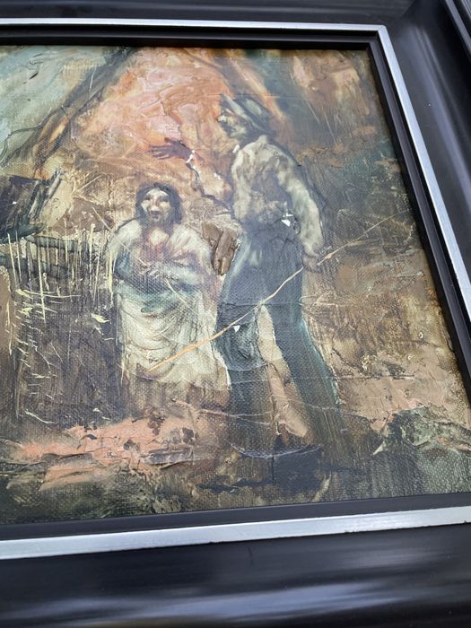 Tablou vechi upei pe panza