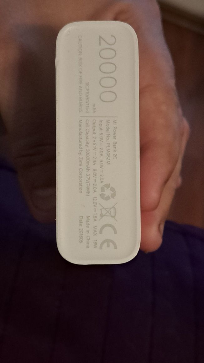 Baterie externa mare 20.000 mAh Xiaomi 2C