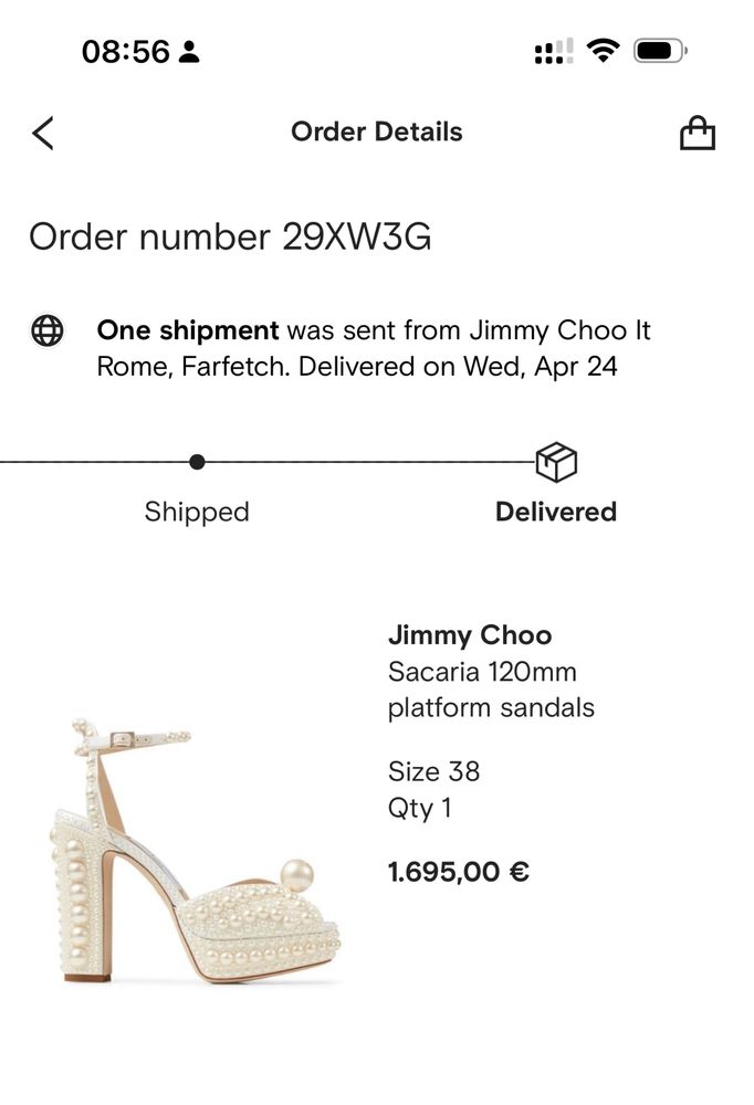 Pantofi de mireasa Jimmy Choo Sacaria de inchiriat