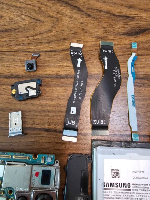 Piese Samsung S22 ultra, modul camere, baterie, difuzor, speaker,
