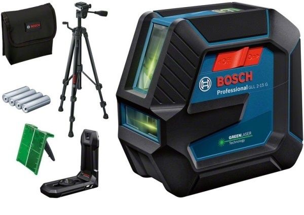 Лазерный уровень Bosch линейный GLL 2-15G