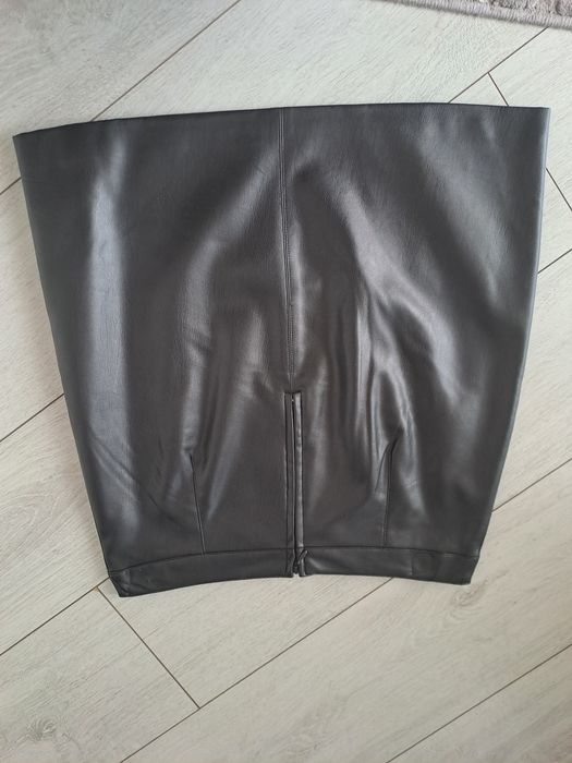 Fusta imitatie piele orsay