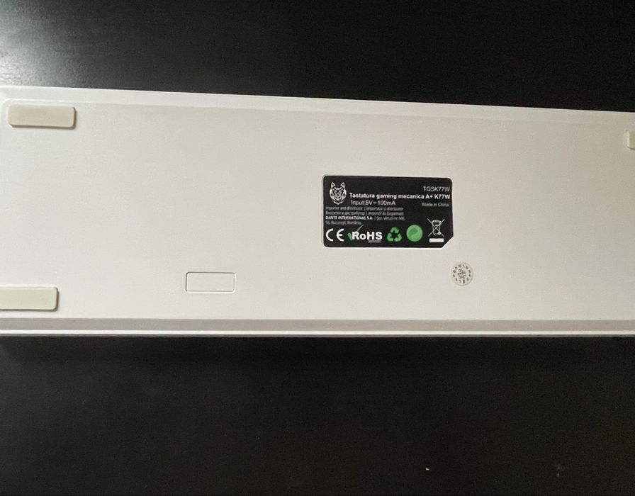 Tastatura gaming mecanica A+ K77W