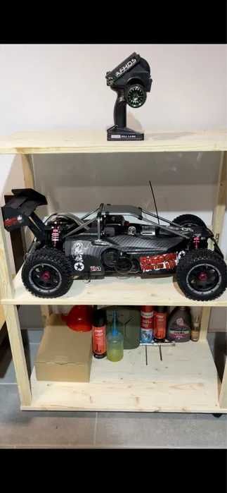 Reely Buggy Carbon Fighter 3, 2WD Masina automodel benzina 30CC, 80Cm