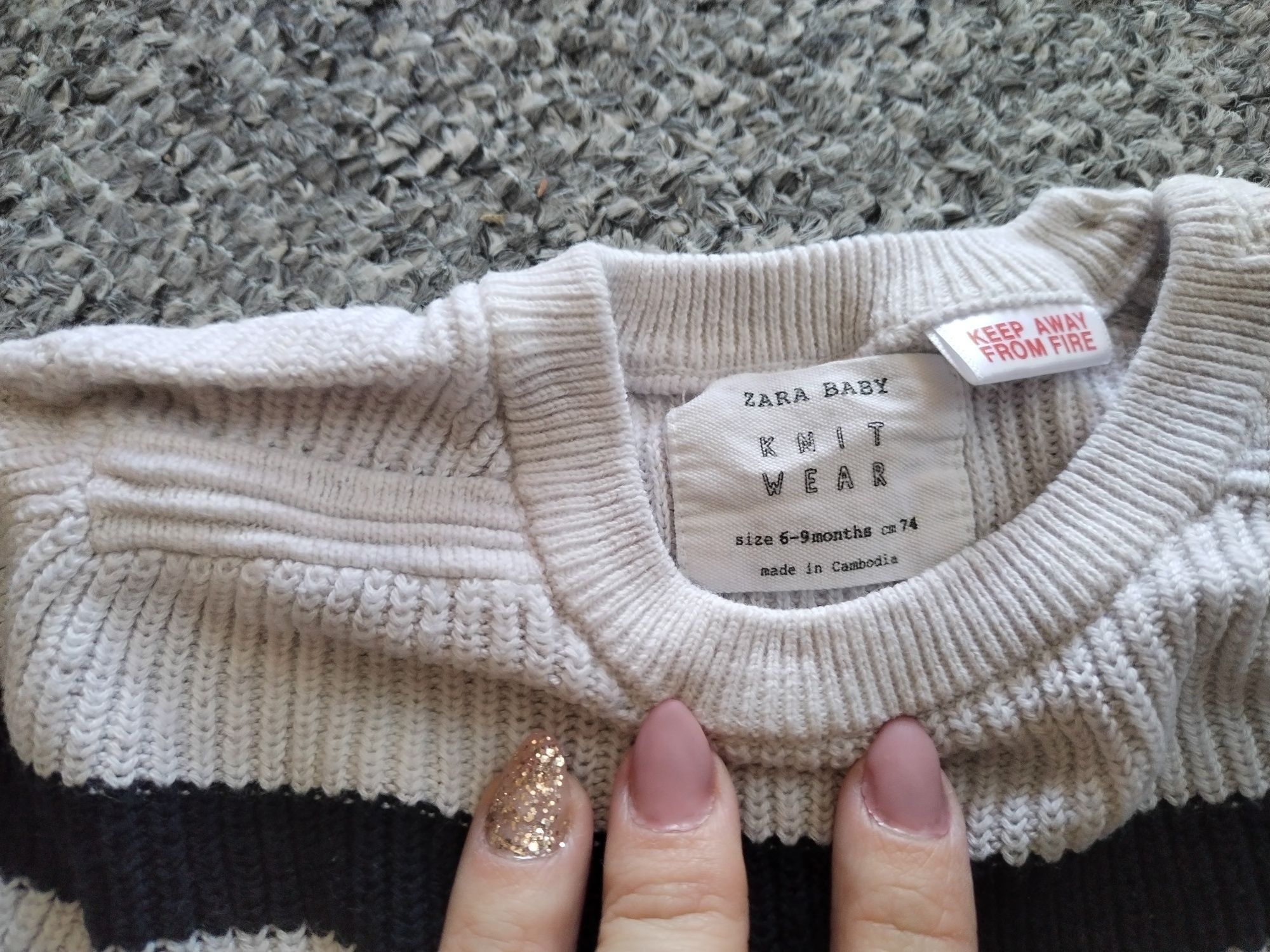 Bluza zara baby knit