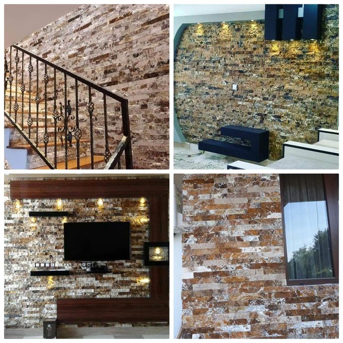 Depozit Travertin scapitat placat marmura calcar piatra naturala