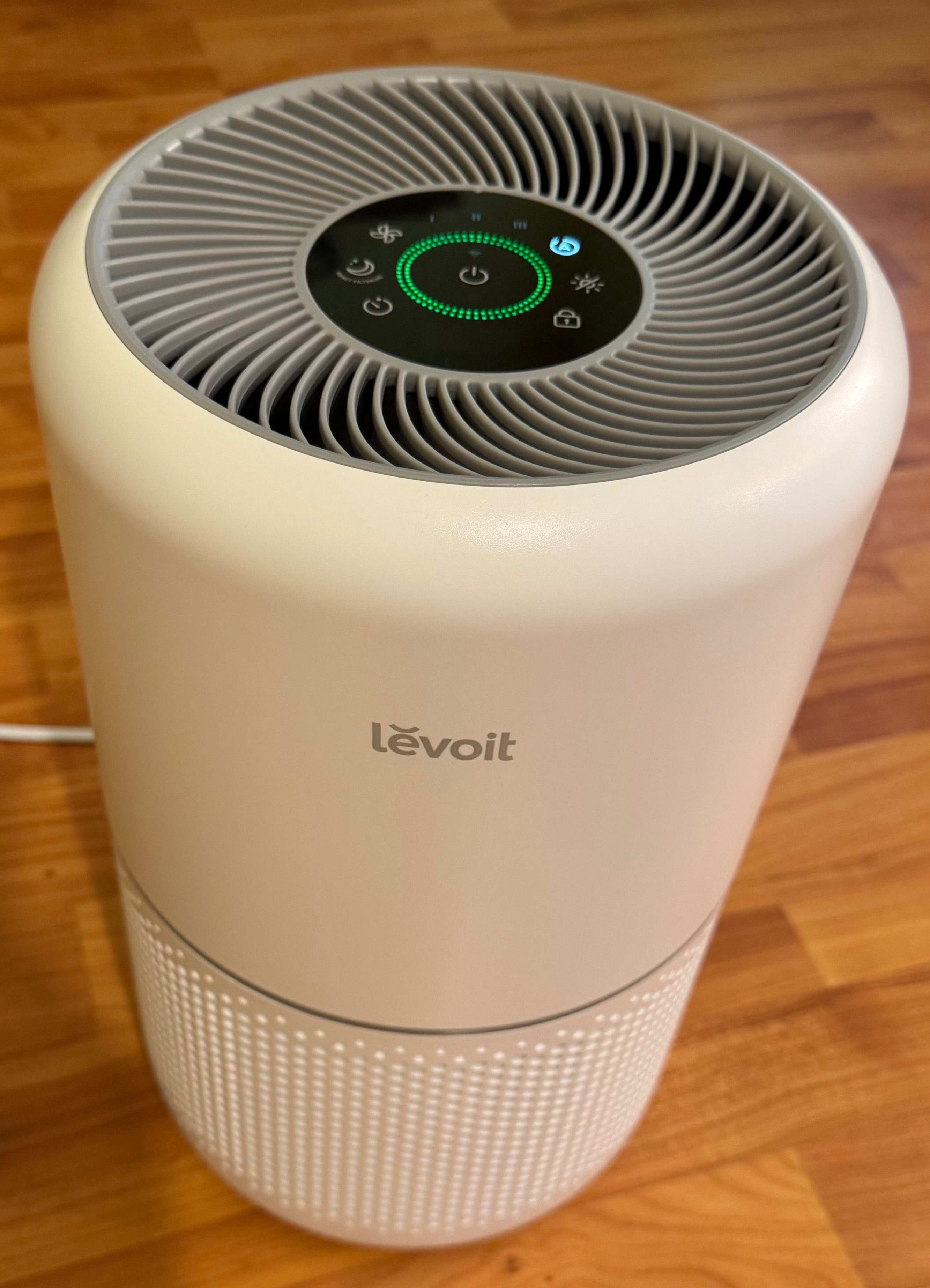 Пречиствател за въздух Levoit - Core 300S, HEPA, 22 dB, бял