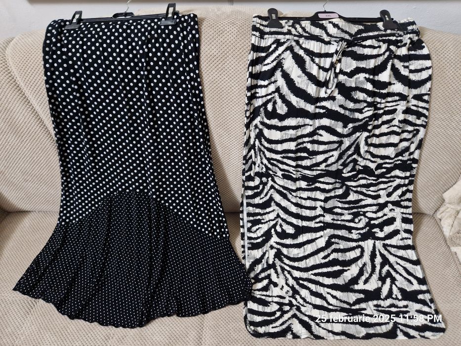 Fuste elegante L/XL simpla, paiete,broderie