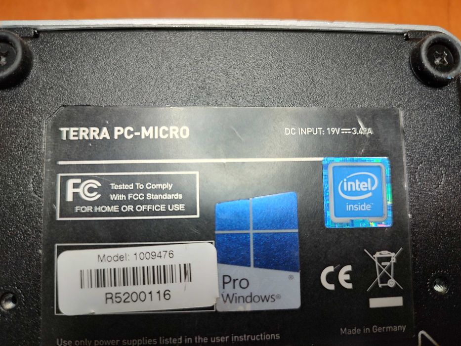 Mini PC NUC Terra PC-Micro 3000 Intel 4GB/N3050/500GB Win 10