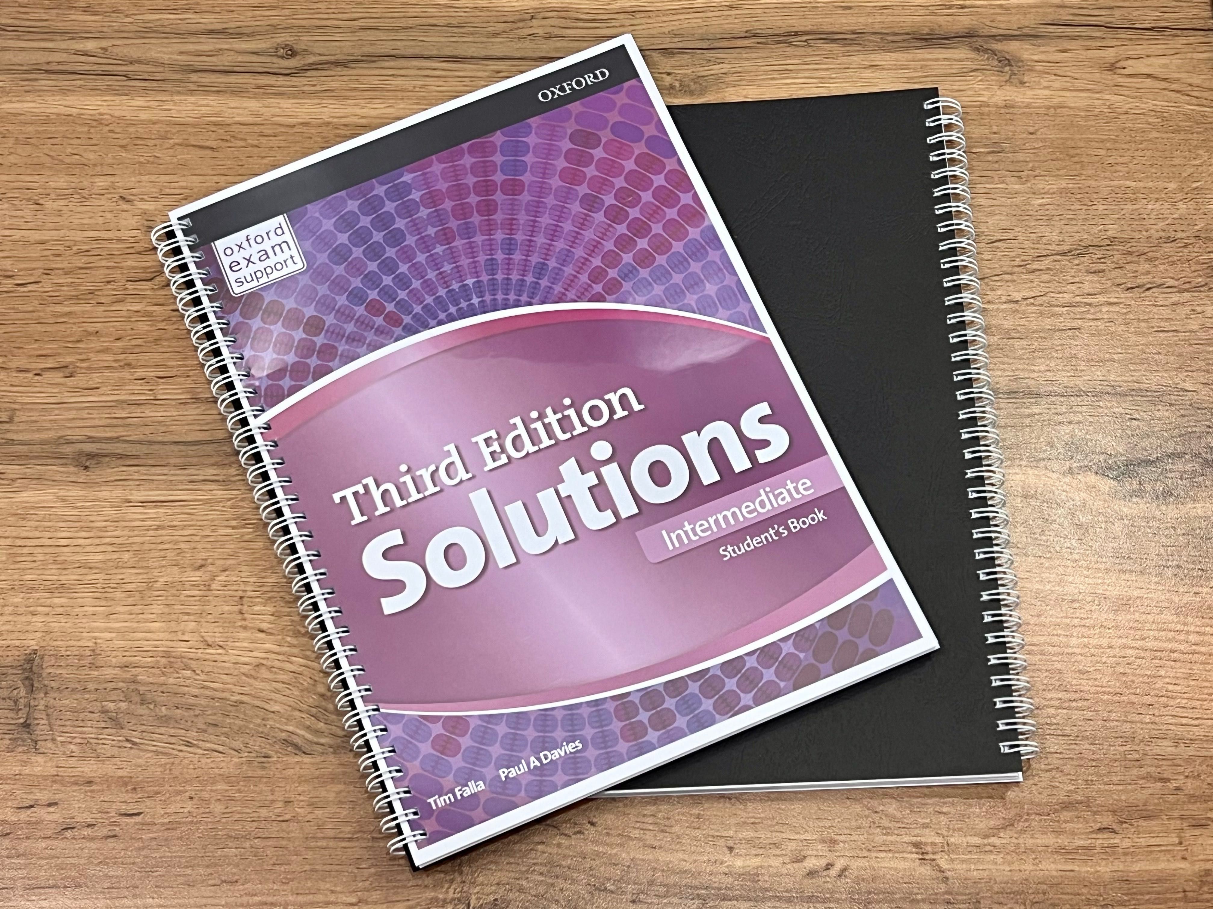 Учебники Solutions Intermediate 3 издание Супер качество