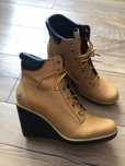 TIMBERLAND-botine pentru dame, maro din piele , marimea 38