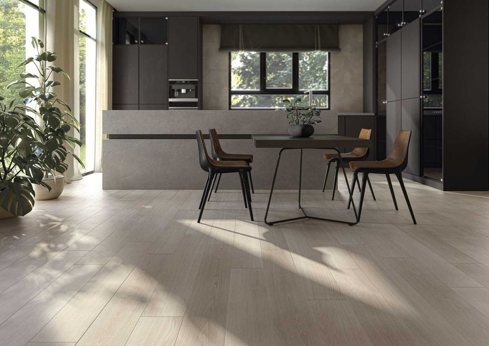 Gresie rectificata portelanata Caila Maple 20x120 Mat