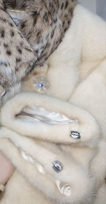 Спеццена Красавица греческая норковая шуба рысь EGO