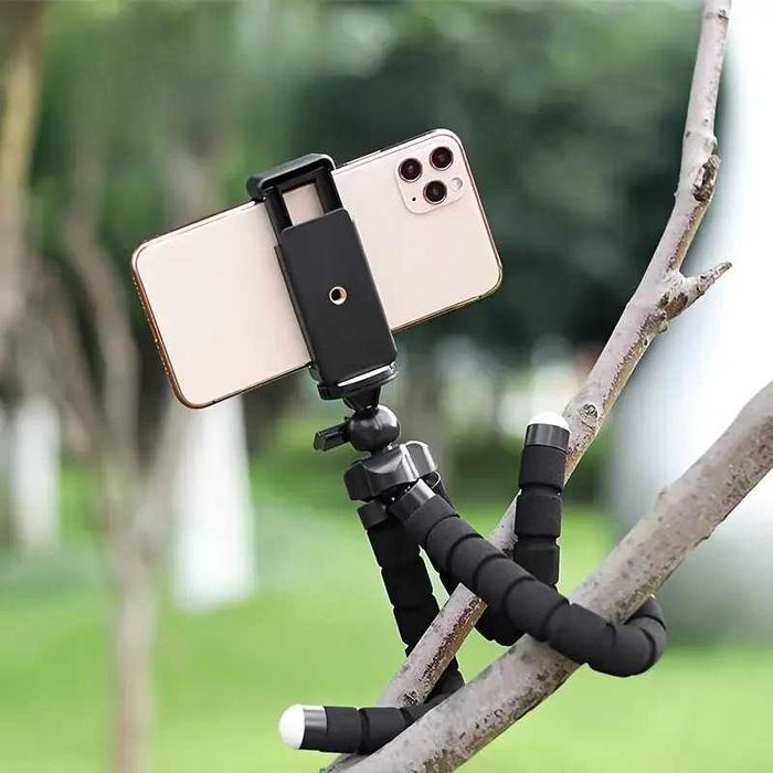 Tripod, trepied + suport telefon, camera ultra portabil, reglabil