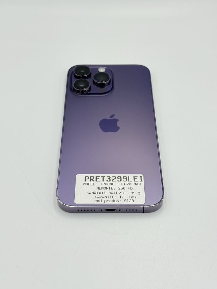 Magazin vindem iphone 14 pro max 256 gb neverlocked cu garantie mov