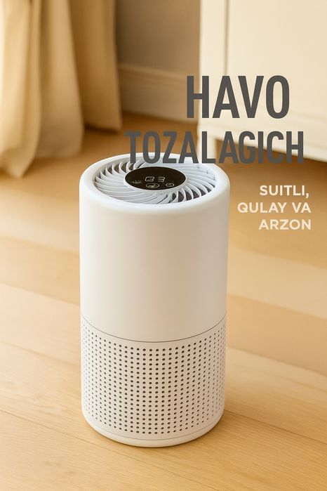 Havo Tozalagich — Smog, Chang va Allergiyaga Qarshi!