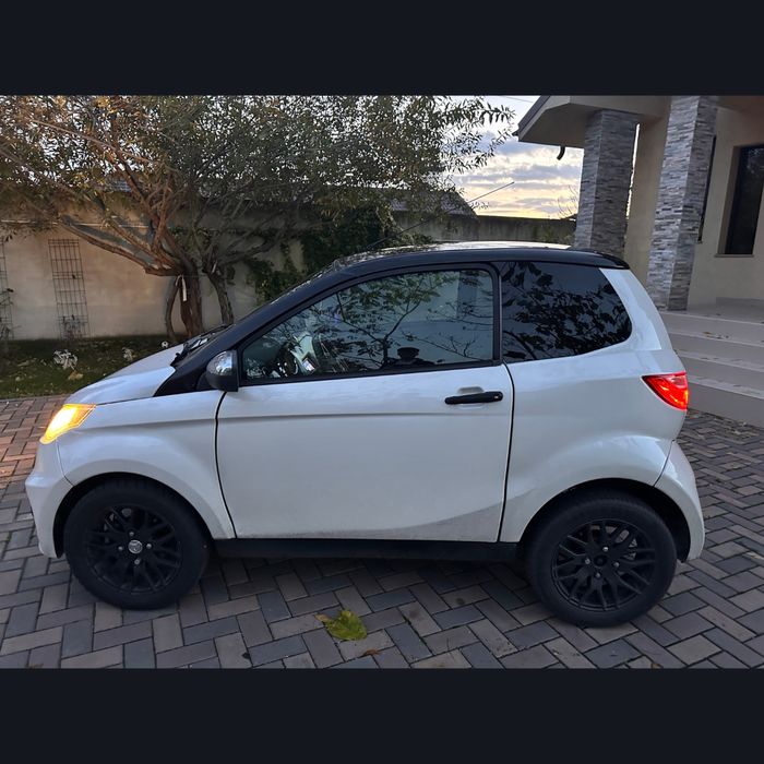 Aixam City 2018 City [negociabil]-Alb Perlat, Bord Alb, Microcar