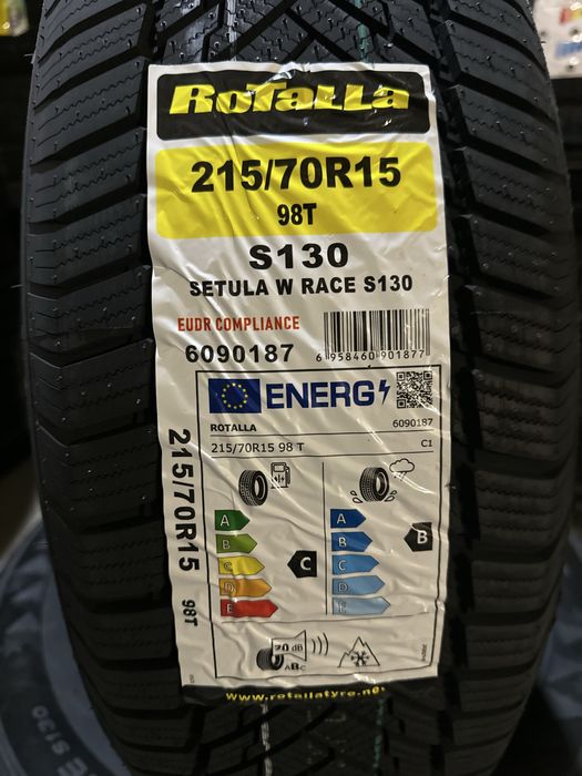 Нови Зимни Гуми Rotalla Setula S130 215/70R15 98T НОВ DOT 2157015