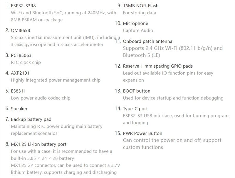 Vand placa dezvoltare ESP32 S3 cu display touch AMOLED de 1.8 inch