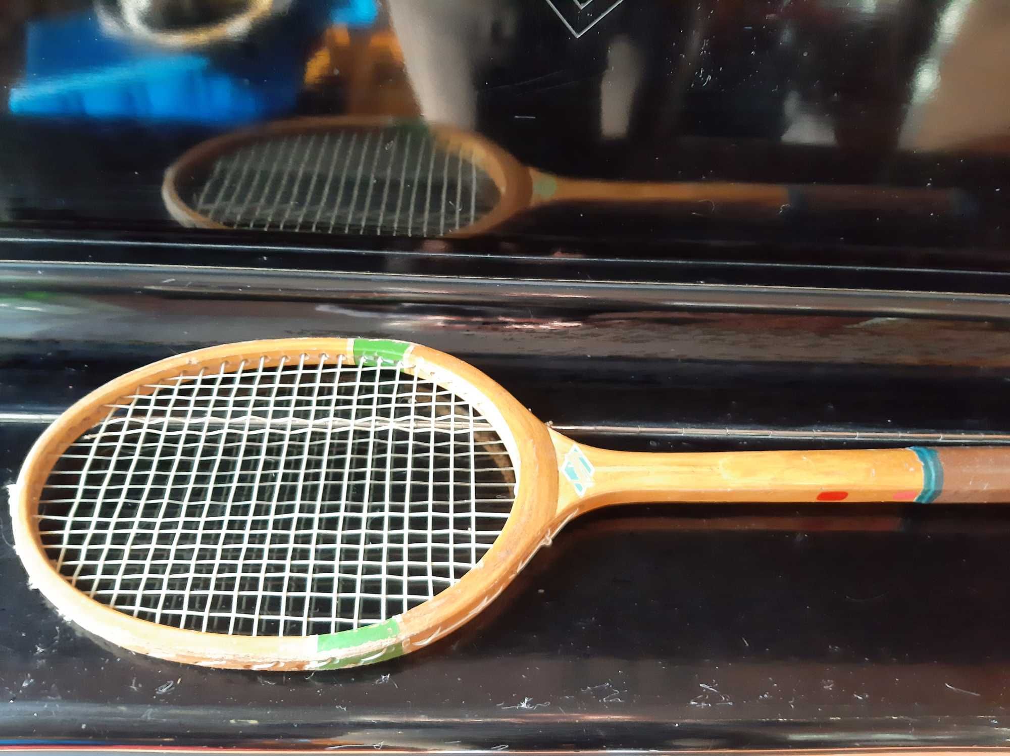 Ракетка тенисная деревянная легкая для занятий большим тенисом