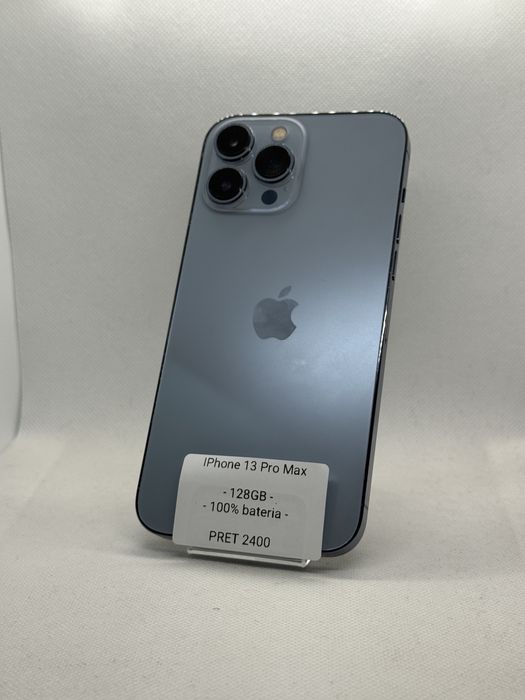Magazin Vindem: Iphone 13 Pro Max, 128GB, 100% bateria
