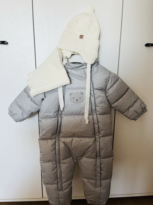 Детский зимний комбинезон + шапка и снуд в подарок