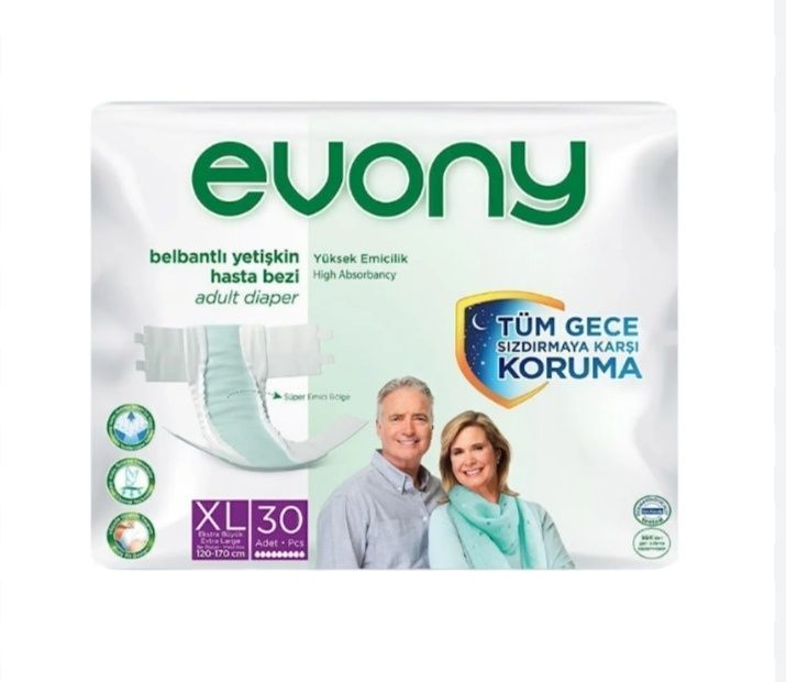 Подгузники evony xl.