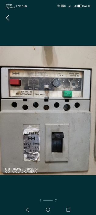 Organizator electric pentru șantier defect