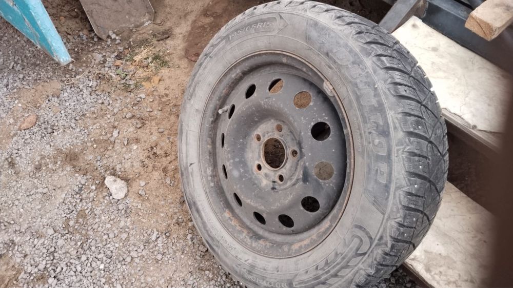 R -15  195/65. Готовая запаска зимняя 1 шт 15 00 тг