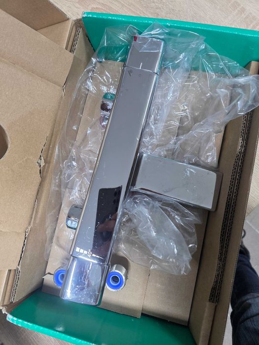 Hansgrohe Ecostat E - Baterie termostatată cadă, crom 15774000