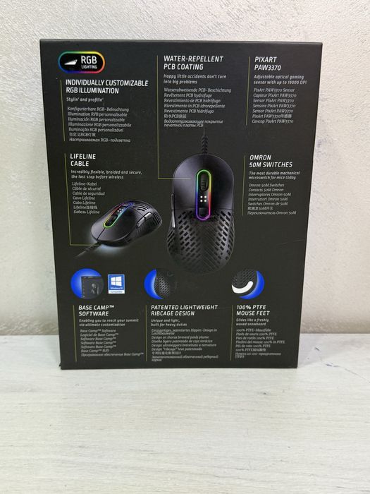 Mouse MOUNTAIN Makalu 67 Gaming-Maus Negru nou !