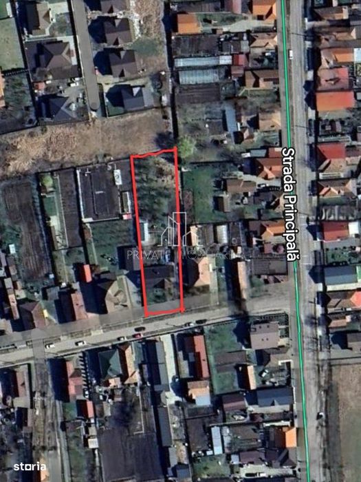 Casa cu Teren 1 671 Mp Santana de Mures, Zona Terenului de Fotbal