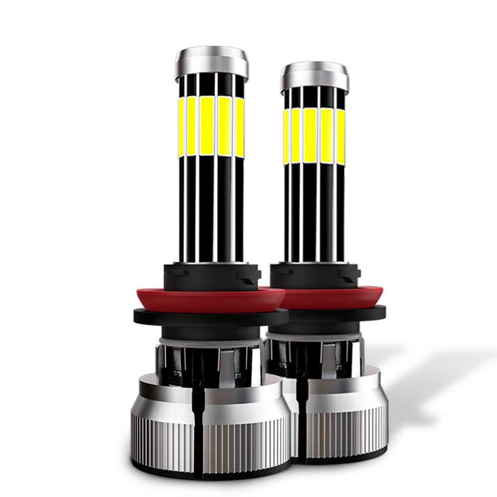 Х10L LED крушки за автомобил H4 - H7 . 10 диода,360° 12000 LM, 60W